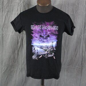 Band Shirt - Iron Maiden Eddie over London - Men's Medium